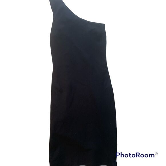 💥 Ali & Jay Gorgeous One Shoulder Form Fitting Side Zipped Dress ~ Size XS 💥 - Picture 9 of 10